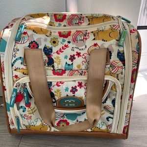 COPY - Lily bloom rolling bag